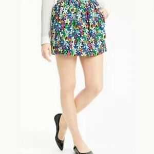Kate Spade - Multi Color Floral Mini  Skirt